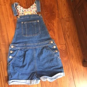 Girls short overalls